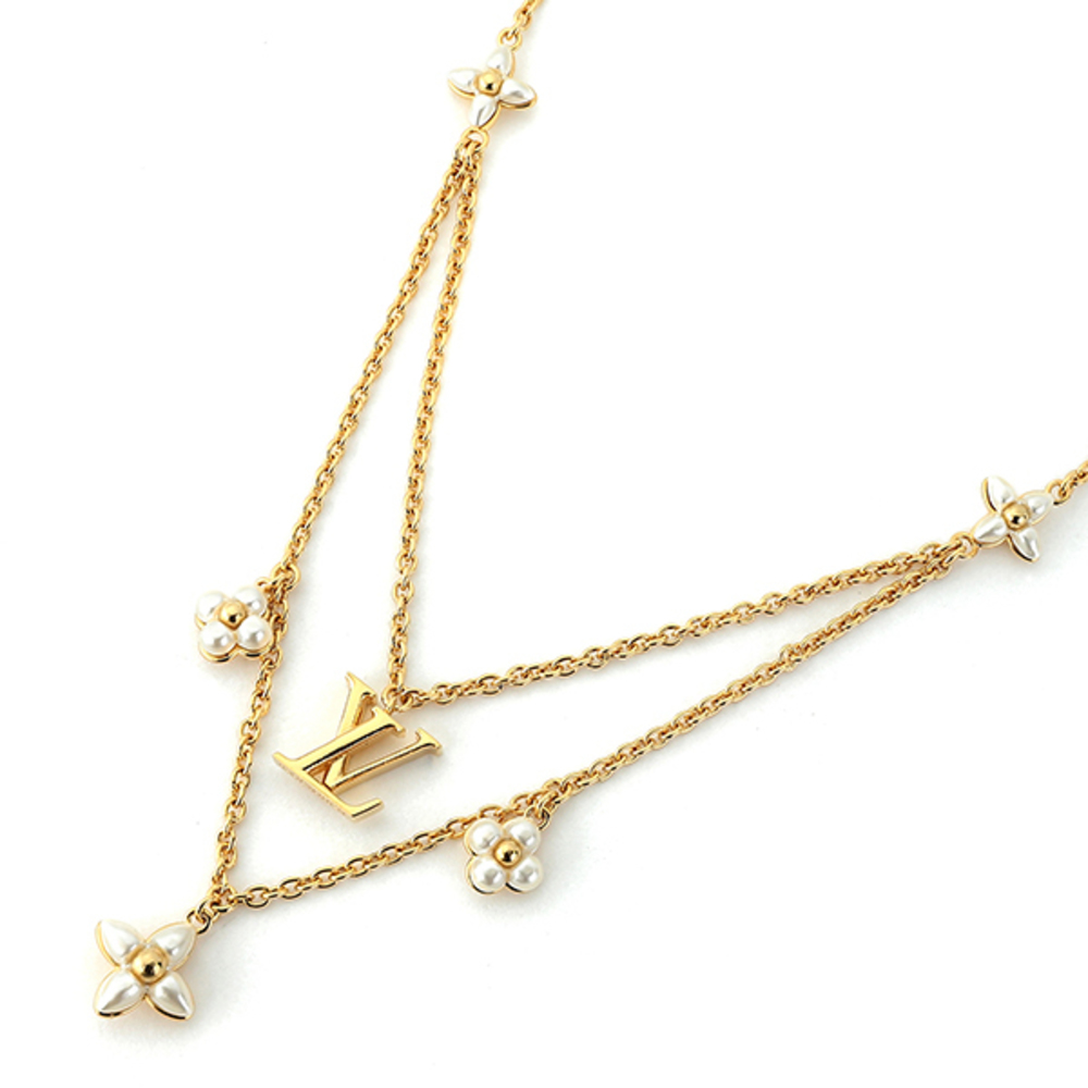 Louis Vuitton Necklace Flora Gram Gold - Picture 1 of 7